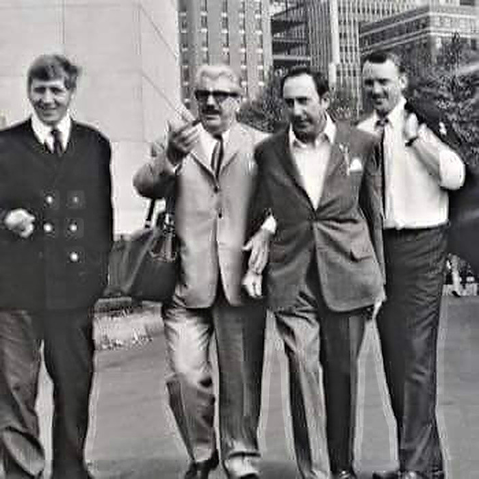 In den 60er Jahren auf Tournee mit Willy Millowitsch.